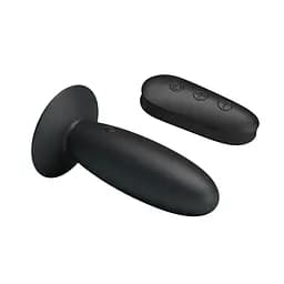 Анальна пробка з вібрацією MR Play Super Rower Remote Control Vibrating Anal Plug, чорна PRETTY LOVE BI-040045W-MR 103453 - мініатюра 3