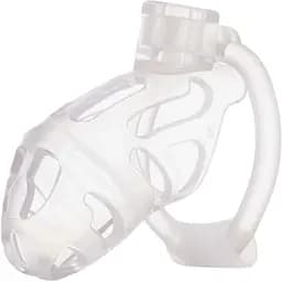 Клітка для пеніса Lockink Sevanda Plastic Penis Chastity Cage - Transparent