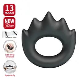 Кільце на пеніс HABERT, super soft silicone, Waterproof PRETTY LOVE BI-210357 102759 - мініатюра 3
