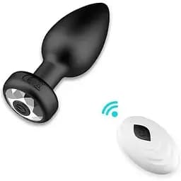 Смарт анальна пробка Magic Motion Equinox USB 9 см з Д/К Чорний