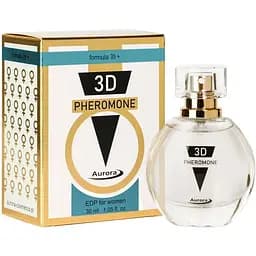 Духи женские с феромонами Aurora 3D Pheromone Formula 35+ 30 мл