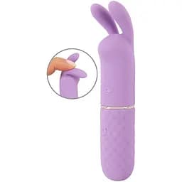 Мінівібратор-кролик Cuties Rabbit Vibe Purple - мініатюра 9