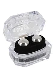 Вагінальні кульки Ben Wa Love Balls, 1.8 см, сріблястий