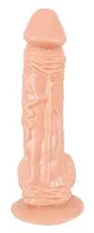 Фалоімітатор European Lover Large, 22.5 см (тілесний) - мініатюра 2