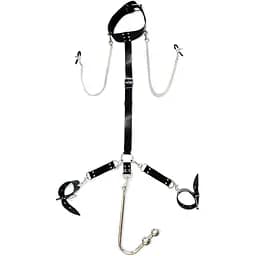 Бондажний набір з металевим анальним гаком Art of Sex Beatrice Bondage set With Anal hook № 3