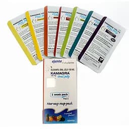 Стимулюючий препарат Kamagra oral jelly 1шт. Milan КАМАГРА_желе 87977 - мініатюра 4