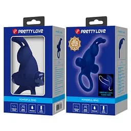 Ерекційне кільце з вібрацією PRETTY LOVE Powerful ring, 10 vibration functions PRETTY LOVE BI-210204-3 100224 - мініатюра 9