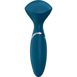 Вібромасажер Satisfyer Mini Wand-er Blue - мініатюра 3
