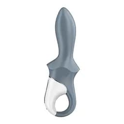 Вібратор Satisfyer Air Pump Booty 1, 17.5 см (сірий)