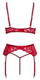 Комплект Cottelli Lingerie X-Mas Bra Set L/XL (червоний) - мініатюра 12