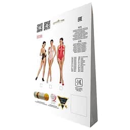 Бодістокінг із декольте Passion BS088 red імітація корсетного шнурівки One size - мініатюра 7
