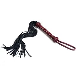 Флогер Liebe Seele Wine Red Studded Flogger