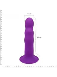 Фалоімітатор Adrien Lastic Hitsens 3 18.2 см пурпурний - мініатюра 2