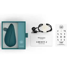 Вакуумний стимулятор Womanizer Liberty 2 Dark Petrol - мініатюра 7