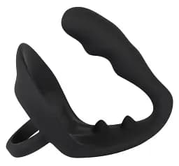 Стимулятор простати Black Velvets RingPlug, 10.5 см чорний - мініатюра 3