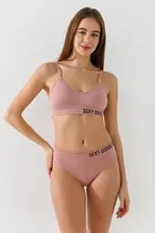 Комплект жіночий Ouno 95023 S Пудровий