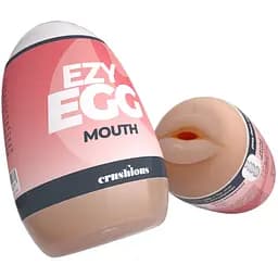 Интимный мастурбатор Crushious Ezy Egg Oral 8.7 х 5.6 см