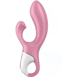 Вибратор-кролик Satisfyer Air Pump Bunny 2 20 см розовый