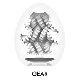 Мастурбатор-яйце Tenga Egg Gear Tenga SO9803 97156 - мініатюра 2