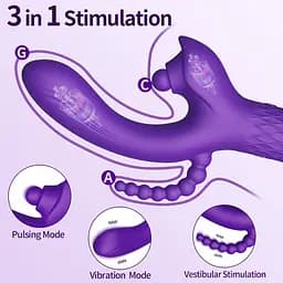 Вібратор Patty, 7 Vibration Functions, 7 Ball Tapping, USB - мініатюра 10