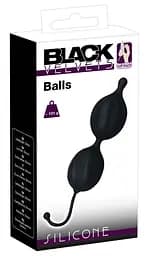 Вагінальні кульки Orion Black Velvets Love Balls, 16 см, чорний - мініатюра 3