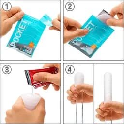 Мастурбатор Tenga Pocket Cold Spark (SO8066) [96203] - мініатюра 4