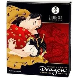 Стимулюючий крем для пар Shunga Dragon Cream 60 мл ефект тепло-холод і поколювання - мініатюра 3