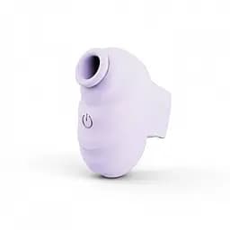 Стимулятор-вибратор вакуумный силиконовый на палец Little Bee 3-в-1 с 7 режимами Сиреневый