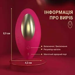 Смарт-вібратор вакуумний JOS pimpit для жінок силіконовий 18 режимів 88 мм рожевий - мініатюра 5