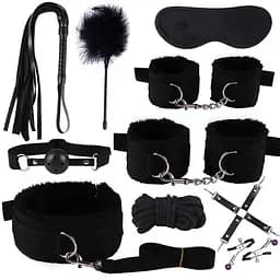 BDSM набір Fetish B-Series 3.0, 10 шт (чорний) - мініатюра 2