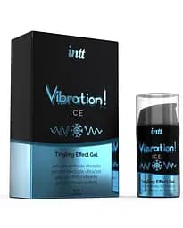 Рідкий вібратор Intt Vibration! Ice прозорий 15 мл - мініатюра 1