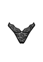 Трусики Obsessive Bellastia XL/2XL чорний - мініатюра 7