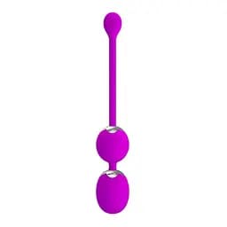 Вагінальні кульки Pretty Love Werner Kegel Ball, 20.5 см, фіолетовий - мініатюра 3