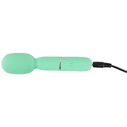 Мінівібратор Cuties Mini Wand Green - мініатюра 6