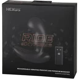 Масажер простати Nexus Ride Extreme Dual Motor Remote Control Prostate Vibrator Black - мініатюра 8