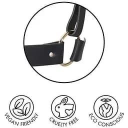 Пара браслетів на зап'ястя і палець Bijoux Indiscrets MA Hand Bracelet Harness Black екошкіра One size - мініатюра 4