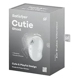 Вакуумний стимулятор Satisfyer Cutie Ghost White - мініатюра 3