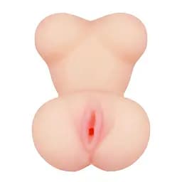 Реалістичний мастурбатор Lovetoy X-Basic Pocket Boobs Pussy тілесний - мініатюра 4