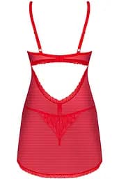 Комплект Obsessive Chilisa babydoll (Червоний, M/L) Obsessive 100381 96947 - мініатюра 4