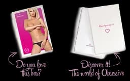 Мереживні танги з доступом Obsessive 828-THC-1 crotchless thong чорні S/M - мініатюра 8