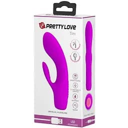 Вібратор-кролик Pretty Love Tim 15.5 см фіолетовий