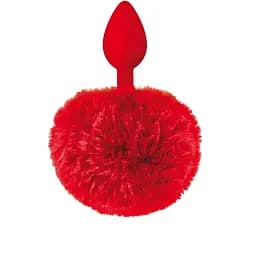 Анальная пробка Sweet Caress 12 см (красный)