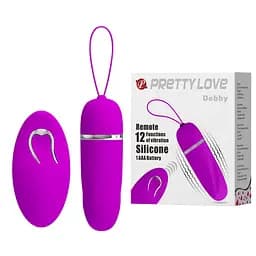 Віброяйце Pretty Love Debby Vibrating Egg Purple - мініатюра 1