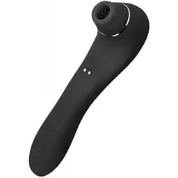 Вібратор і вакуумний стимулятор Alive Midnight Quiver Black