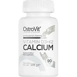 Витамины и минералы OstroVit Vitamin D3+K2 Calcium 90 таблеток