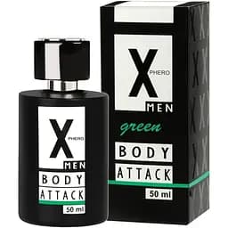 Духи мужские с феромонами Aurora X-Phero Body Attack Green 50 мл