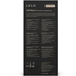 Масажер простати Lelo Loki Wave 2 Black 2 мотора рух + вібрація - мініатюра 5