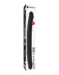 Двосторонній фалоімітатор Dorcel Real Double Do 42 см чорний - мініатюра 2