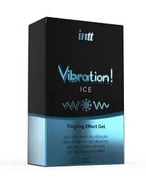Рідкий вібратор Intt Vibration! Ice прозорий 15 мл - мініатюра 3
