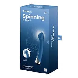 Вібратор з ротацією Satisfyer Spinning G-Spot 1 Blue Satisfyer SX0556 99345 - мініатюра 3